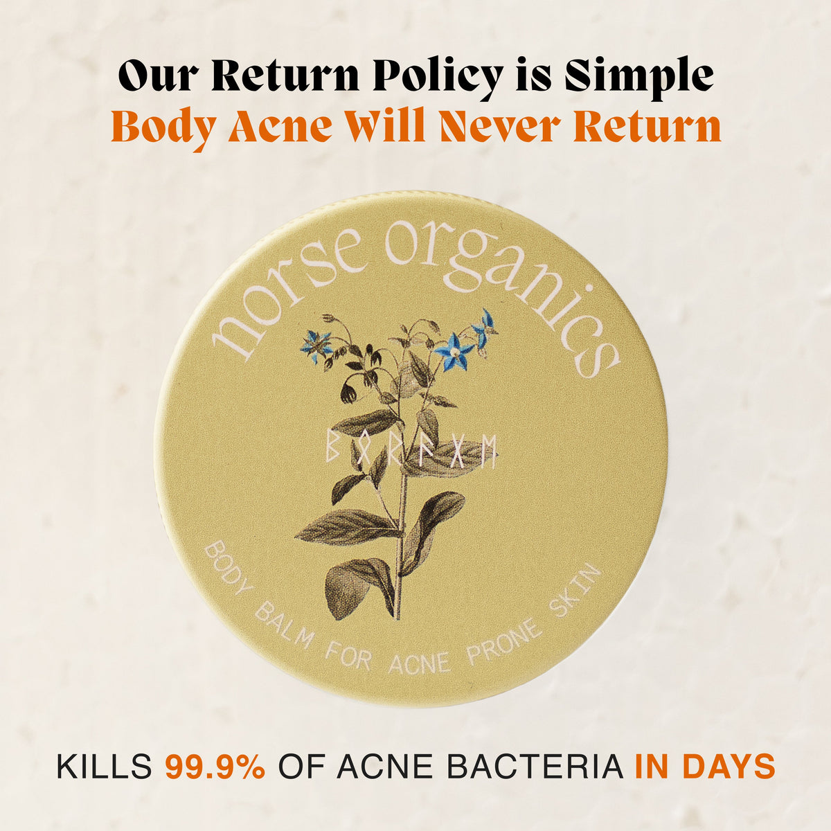 Body Balm for Acne Prone Skin