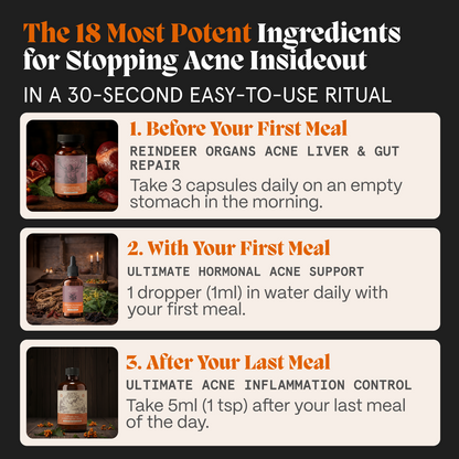 Complete Gut Repair & Hormonal Balance System for Female Acne