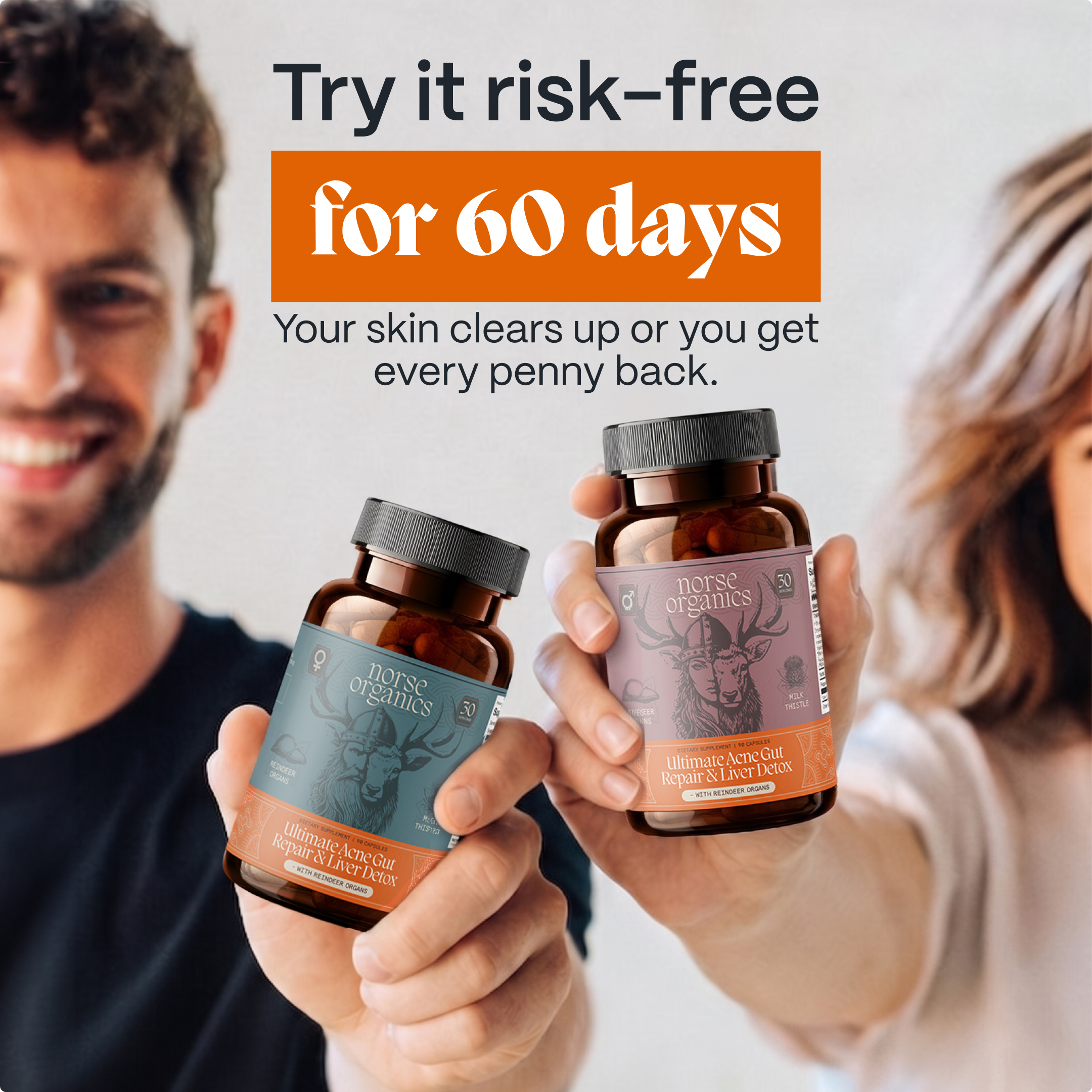 Complete Gut Repair & Hormonal Balance System for Male Acne